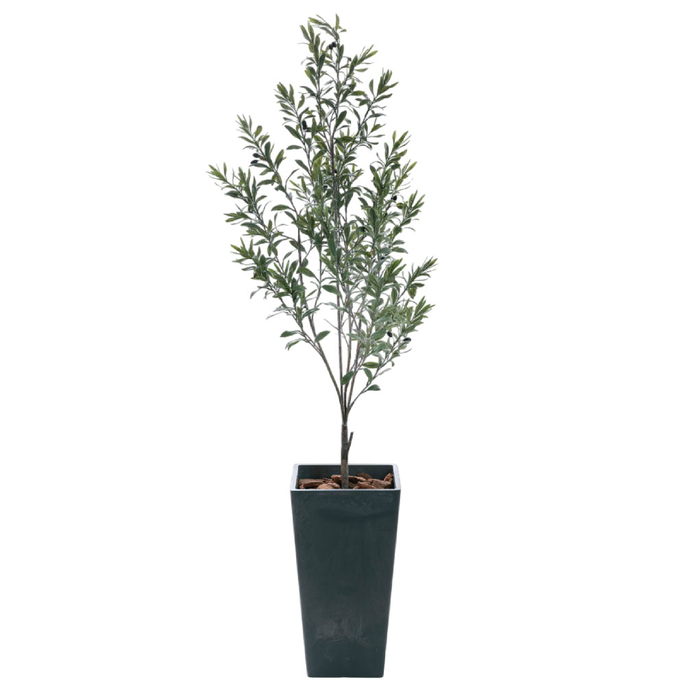 神戸花物語 フェイクグリーン オリーブ おしゃれ 人工 観葉植物 光触媒