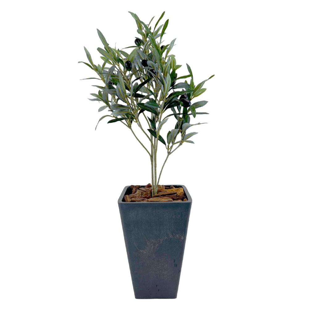 神戸花物語 フェイクグリーン オリーブ おしゃれ 人工 観葉植物 光触媒