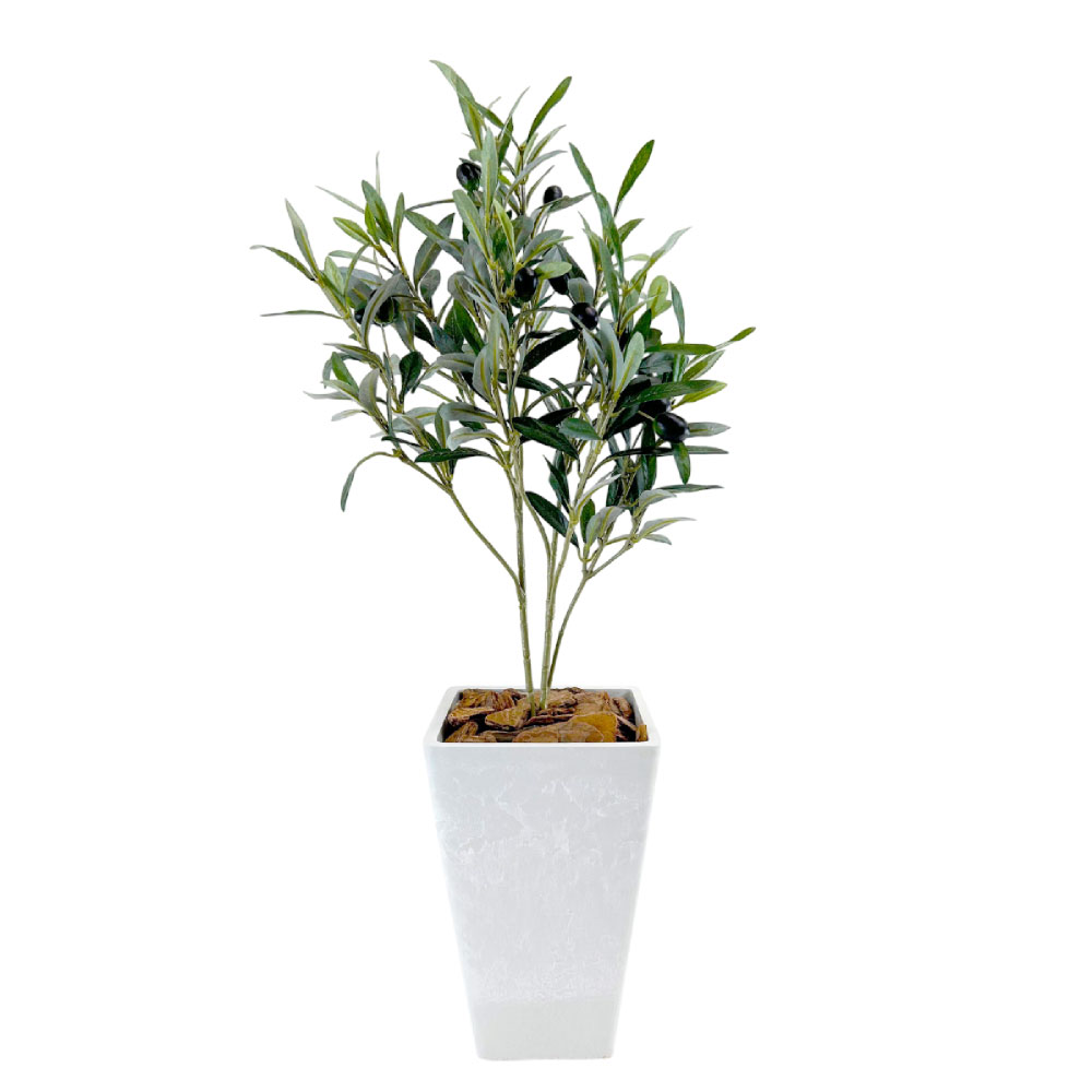 神戸花物語 フェイクグリーン オリーブ おしゃれ 人工 観葉植物 光触媒