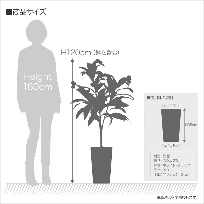 神戸花物語 フェイクグリーン 観葉植物 人工観葉 大型 光触媒 マンゴー