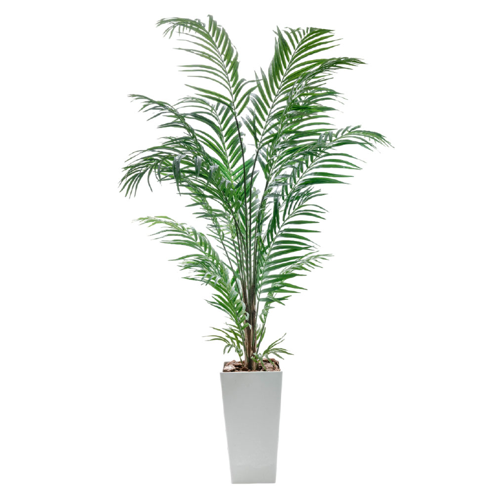 神戸花物語 フェイクグリーン 大型 アレカヤシ 2m 人工観葉植物 光触媒