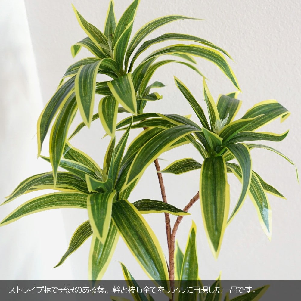 フェイクグリーン 大型 人工 観葉植物 造花 ドラセナ 幸福の木 ソング