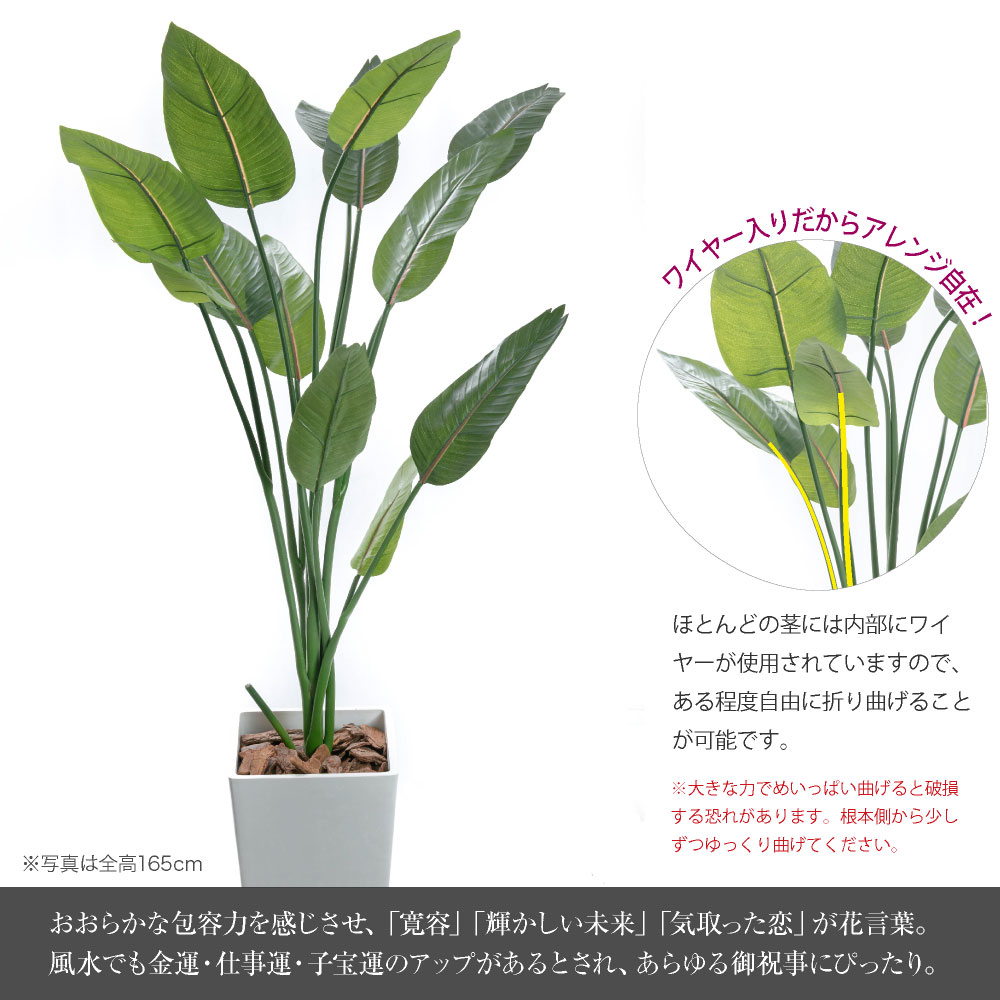 CT触媒インテリアグリーン ストレリチア 高さ115cm 楽天市場】フェイクグリーン 大型 観葉植物 フェイク 人工観葉