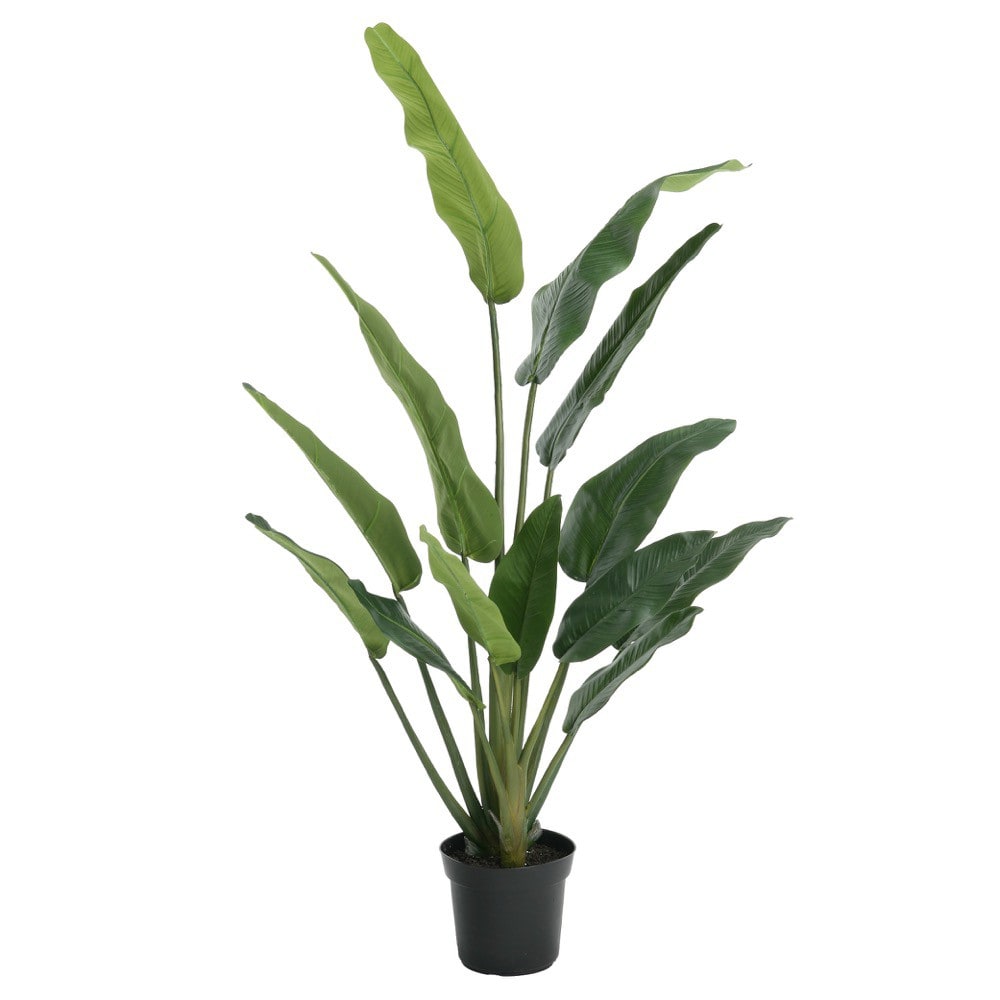 人工観葉植物 造花 光触媒 大型 トラベラーズパームポット 135cm タビビトノキ フェイクグリーン リアル CT触媒 P4648