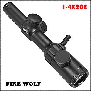 FIRE WOLF ライフルスコープ ショートスコープ 1-4ｘ20 マウントリング 付属 実物 実銃対応 : firewolf : k-havens  - 通販 - Yahoo!ショッピング