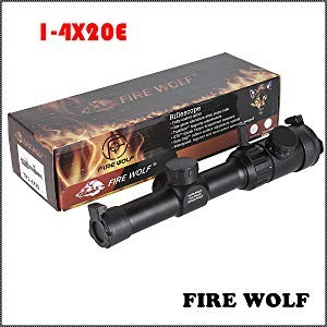 FIRE WOLF ライフルスコープ ショートスコープ 1-4ｘ20 マウントリング 付属 実物 実銃対応 : firewolf : k-havens  - 通販 - Yahoo!ショッピング