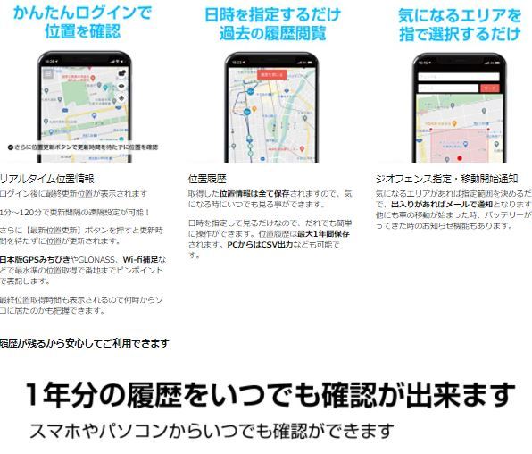 Trackimo トラッキモ TRKM110-T 4Gモデル 365日間通信費込み 車両追跡