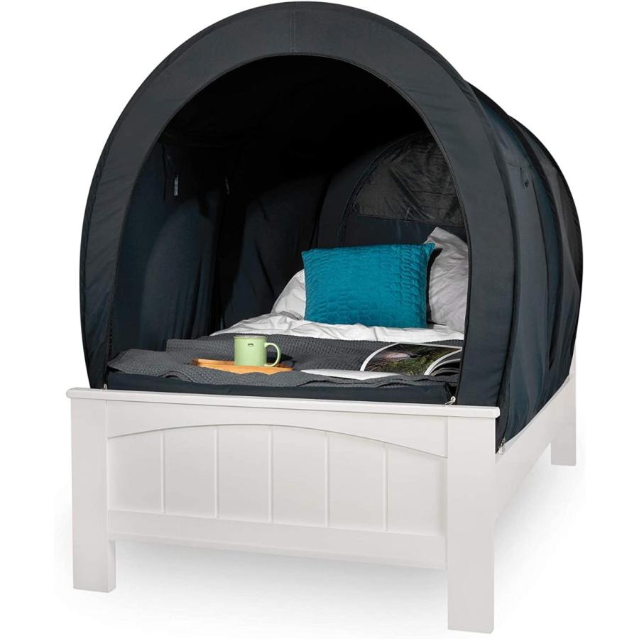 【タイムセール】 Snuggy 【ドイツ産 秘密基地 圧倒的快眠】ベッドテント 子供 大人 室内テント 蚊帳付き プライバシーテント 花粉対策 遮光 組立簡単 日本語説明書付属 ダブル 【K2396788331】 (12491円)