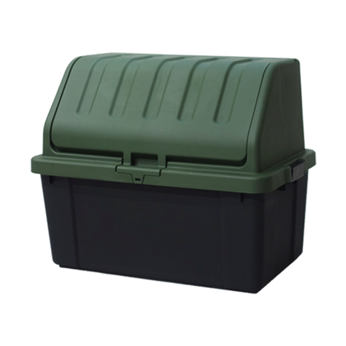 (同色2個セット 大容量収納ボックス 200L ポリタンク収納 ゴミ収納 ガーデニング収納 ダストボックス (ホームボックス920 )収納ケース - 1