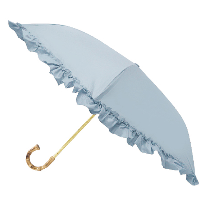 折りたたみ傘 日傘 晴雨兼用 完全遮光 3段 全18タイプ フリル グログラン かわいい おしゃれ 軽量 コンパクト UVカット 紫外線 暑さ対策  レディース