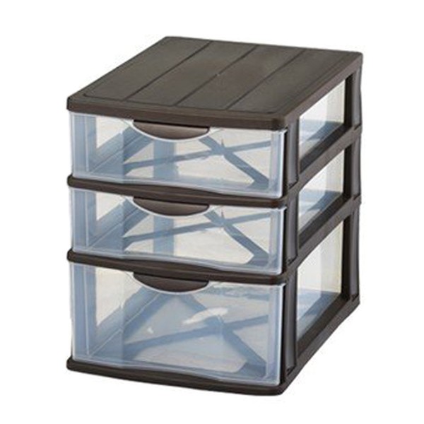 収納ボックス 収納ケース フロンテミニ A4 浅2段 深1段タイプ 小物収納 収納チェスト プラスチック収納 おしゃれ シンプル | JEJアステージ | 02
