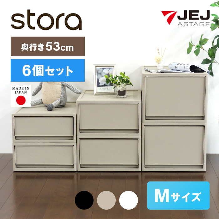 JEJアステージ 収納ボックス 衣装ケース (同色6個セット)(ストラ