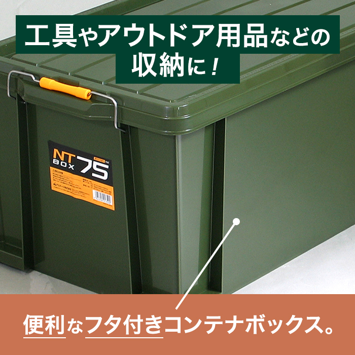 JEJアステージ 収納ボックス 収納ケース NT ボックス #75 フタ付き