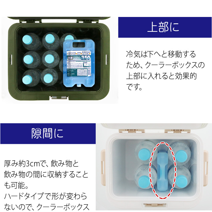 JEJアステージ クールインパック ハード 350g 保冷パック 保冷剤