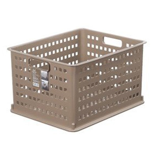 収納ボックス 収納ケース 収納バスケット メッシュバスケット (asバスケット ＃3)(同色3個セット) 幅35cm 奥行44.5cm 高さ25cm | JEJアステージ | 02