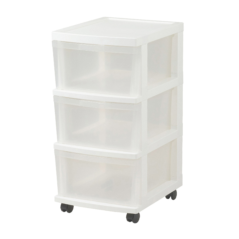 JEJアステージ 収納ボックス 収納チェスト 3段 キャスター付き 収納