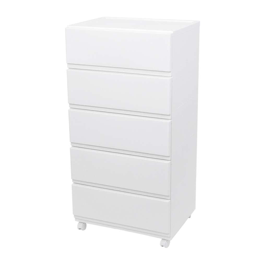 ホワイト 5段チェスト　使用品 楽天市場】チェスト 5段 幅約80.5 ホワイト 衣装ケース 収納ケース