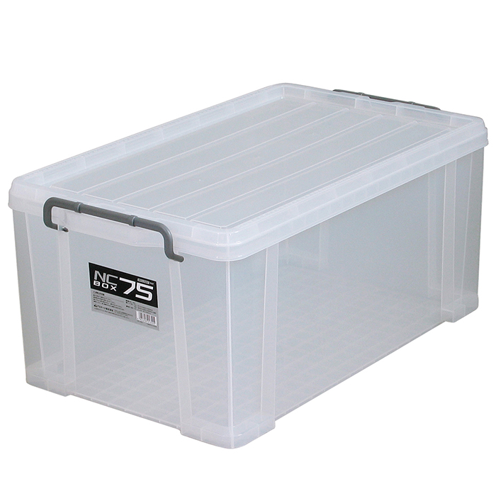 収納ケース 収納ボックス  ボックス NCボックス #75 バックル付き 目盛り付き 積み重ね スタッキング 丸洗い 工具 アウトドア｜k-lalala｜02