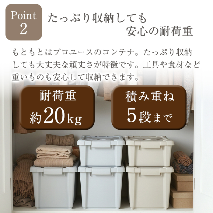 JEJアステージ 収納ボックス 収納ケース ノルドX #20 バックル付き
