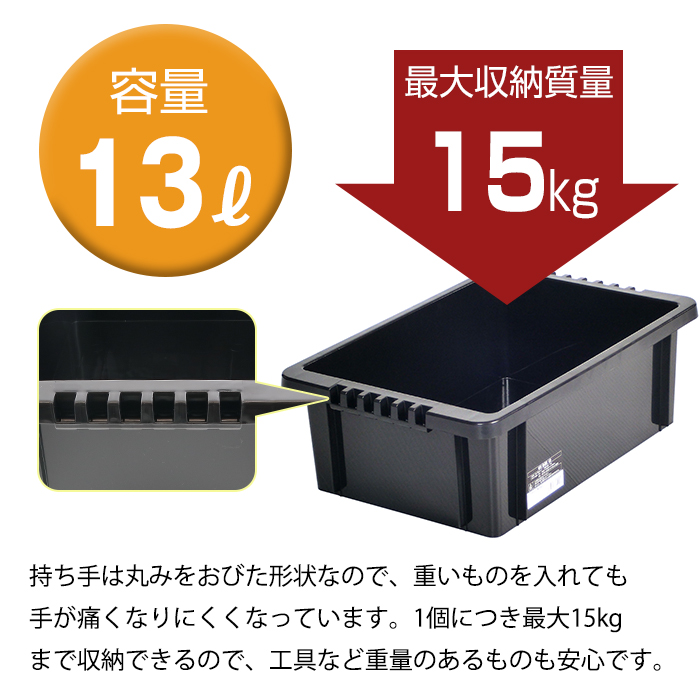 JEJアステージ 収納ボックス 収納ケース NVボックス #13 13L JEJアステージ 収納ボックス 収納ケース NVボックス #13 13L