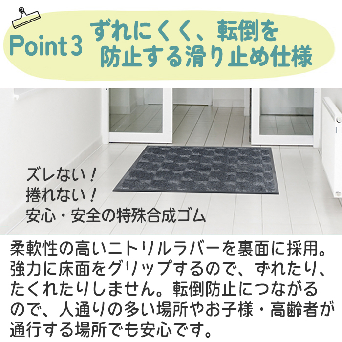 クリーンテックス・ジャパン 玄関マット 抗菌マット 室内 屋内 屋外