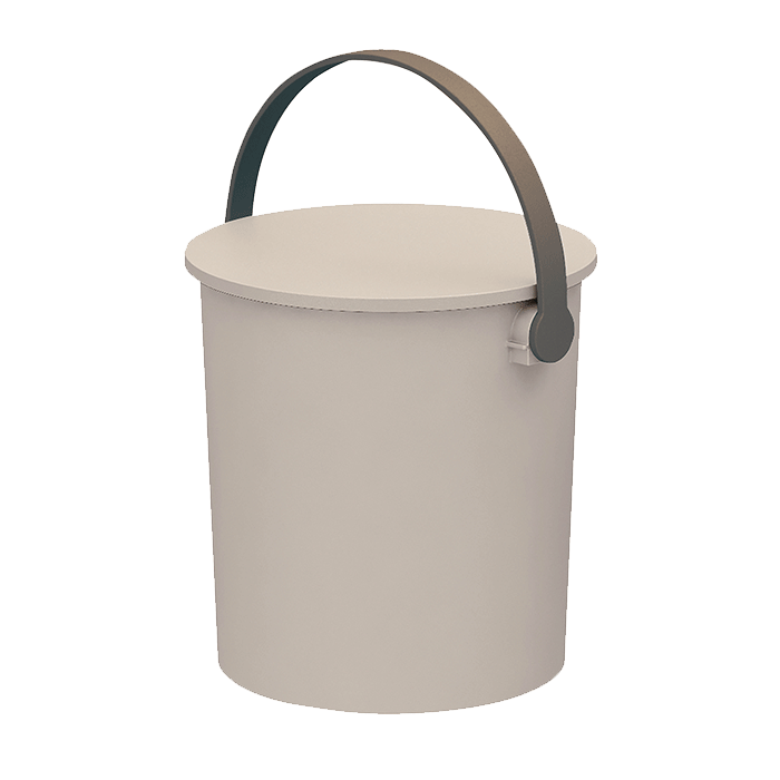 JEJアステージ 収納ボックス バケツ フタ付き 15L お米を使った 蓋付き