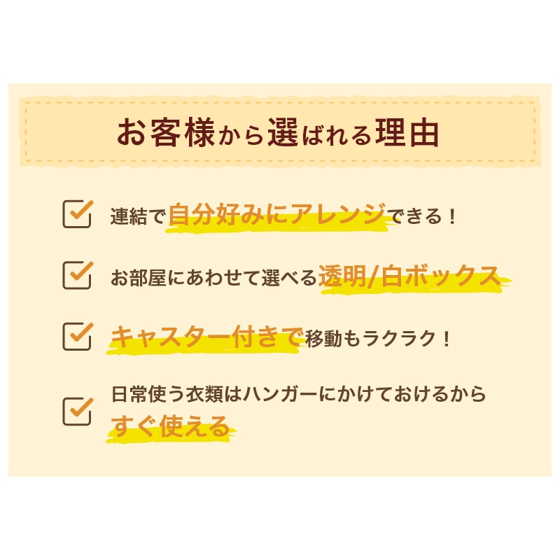 収納チェスト キャスター付き 収納ケース 収納ボックス 衣類収納(シーズユニット５段パイプハンガー付）プラスチック収納  幅83.5cm奥行42cm高さ106.2cm