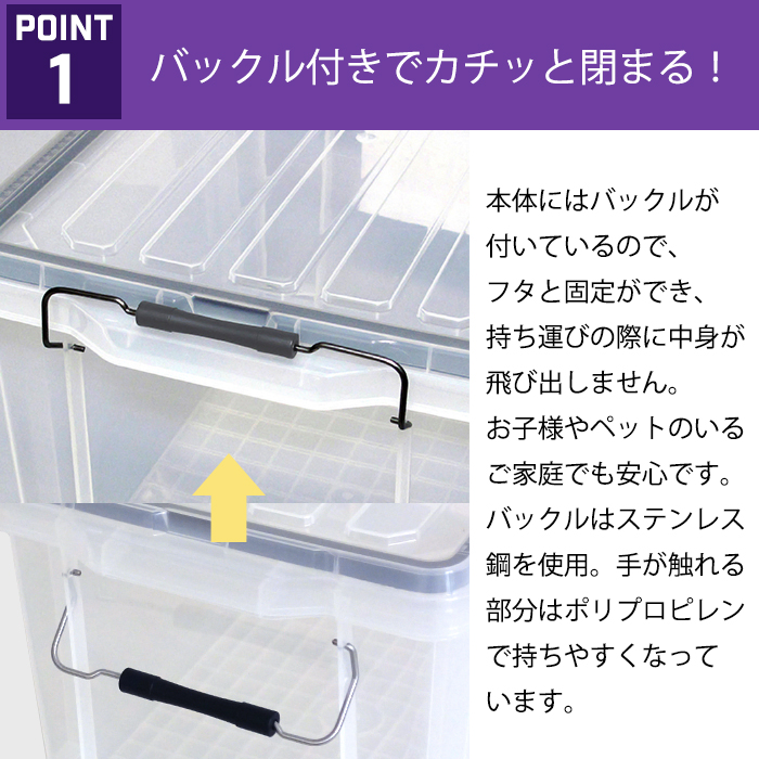 【数量限定】JEJアステージ 収納ボックス 日本製 簡易密閉型 パッキン付き ア JEJアステージ 収納ボックス 日本製 パッキン付き 簡易密閉型