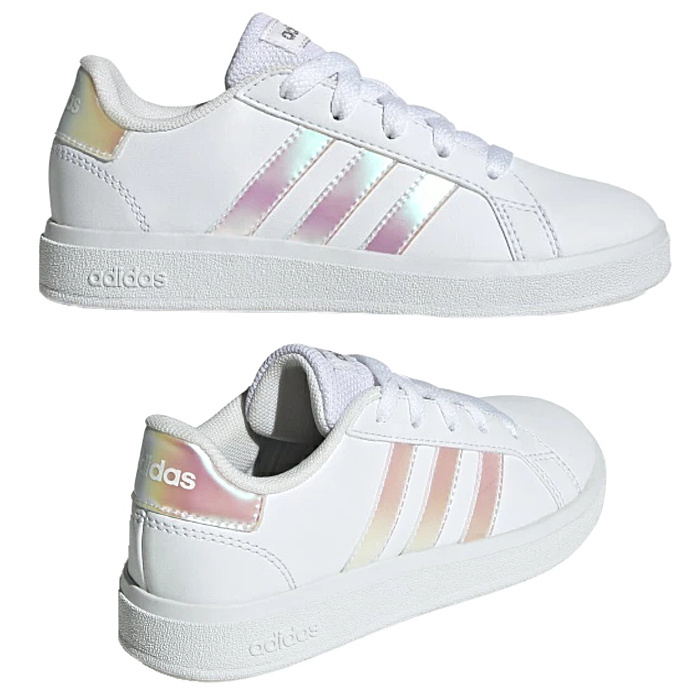 adidas アディダス キッズ ジュニア レディース スニーカー グランドコート 2.0 K ローカット ランニングシューズ 靴 GRANDCOURT 2.0 K