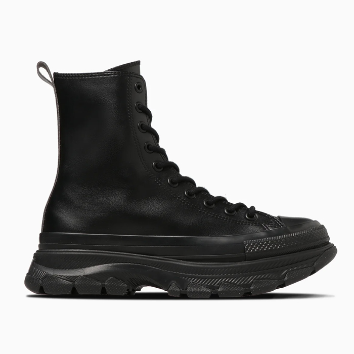 コンバース トレックウェーブ SL HI ブラック レザー 厚底 CONVERSE コンバース メンズ レディース ALL STAR R TREKWAVE SL