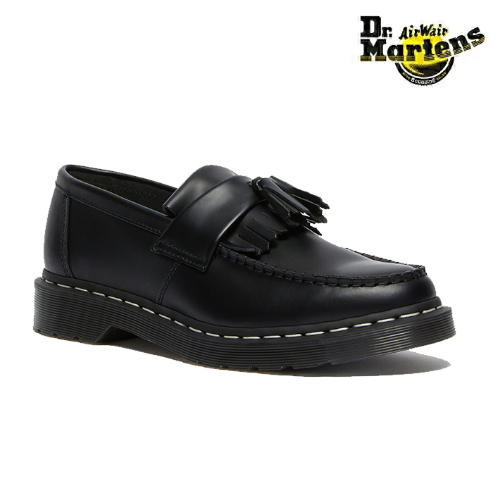 Dr.Martens ドクターマーチン ADRIAN ADRIAN WHITE STITCH 26805001 レディース メンズ ホワイト ステッチ  ローファー