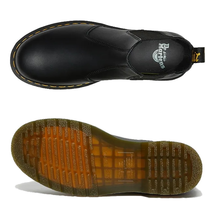DR.MARTENS 2976 NAPPA チェルシー ブーツ ブラック 27100001 2976 Nappa Leather Chelsea Boots in Black | Dr. Martens