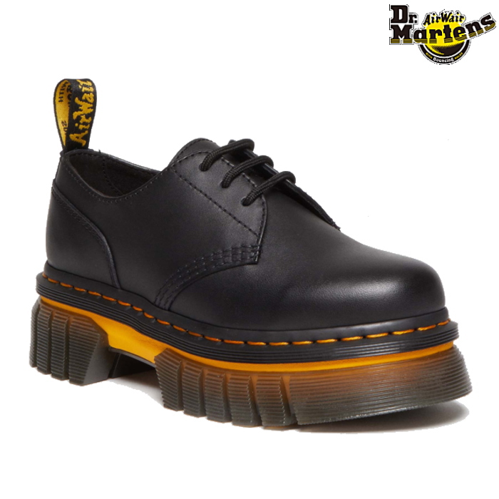 Dr.Martens ドクターマーチン レディース シューズ オードリック 3 ホール シューズ AUDRICK 3 ホール シューズ 厚底 ローカット 30663001｜k-lead