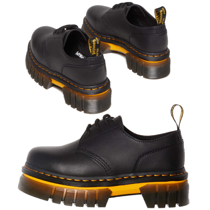 Dr.Martens ドクターマーチン レディース シューズ オードリック 3 ホール シューズ AUDRICK 3 ホール シューズ 厚底 ローカット 30663001｜k-lead｜03