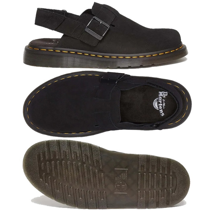 Dr.Martens ドクターマーチン メンズ レディース シューズ スリッポン JORGE II スリングバック シューズ SLINGBACK  SUEDE 31563001 ジョージ 2 黒