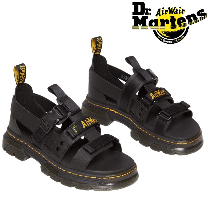 新着☆MEN’S【Dr.Martens】人気 ミュール サンダル Dr Martens☆ZEBZAG スリング バックル ミュール☆兼用☆2色 (Dr