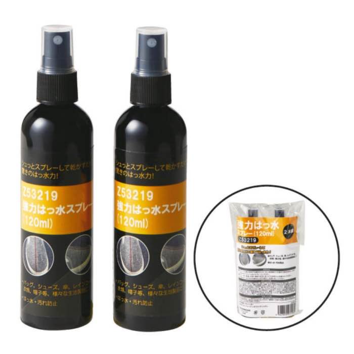 Z53219 強力はっ水スプレー 2本組 120ml 撥水 : 靴のリード - 通販