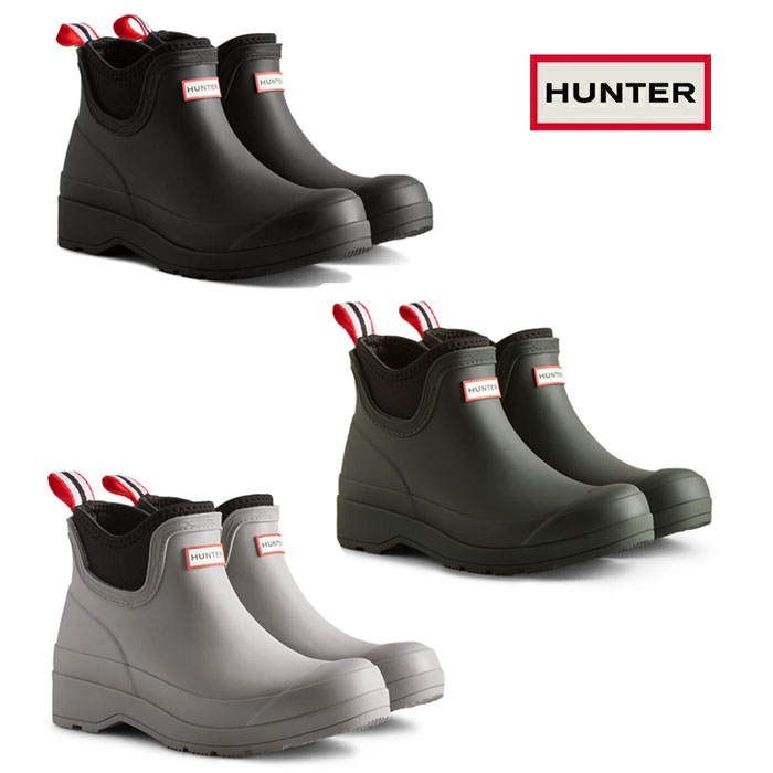 HUNTER ハンター レディース プレイ ショート ネオプレーン チェルシー ブーツ WFS3020RMA PALY NEOPRENE BOOT SHORT レインブーツ 長靴 :hunter 3020:靴のリード