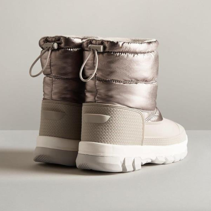 HUNTER ハンター レディース スノーブーツ ショート INSULATED METALLIC SHORT SNOW BOOTS