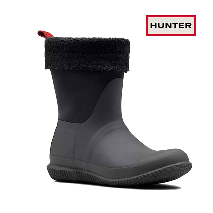 HUNTER（ハンター） レディース レインブーツ ORIGINAL ROLLTOP SHERPA