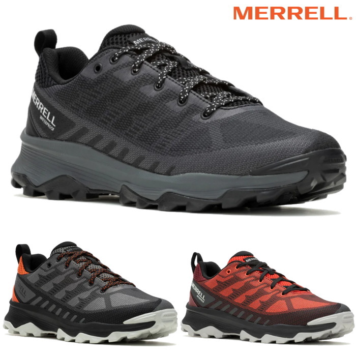 MERRELL メレル SPEED ECO WATERPROOF スピード エコ ウォータープルーフ メンズ ランニング スニーカー 防水｜k-lead