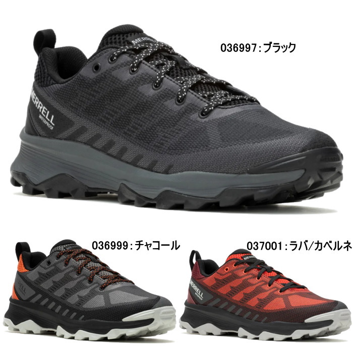 MERRELL メレル SPEED ECO WATERPROOF スピード エコ ウォータープルーフ メンズ ランニング スニーカー 防水｜k-lead｜02