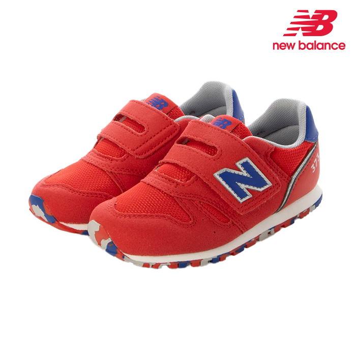 ニューバランス キッズ スニーカー IZ373 BA2 レッド New Balance 子供靴 運動靴 シューズ