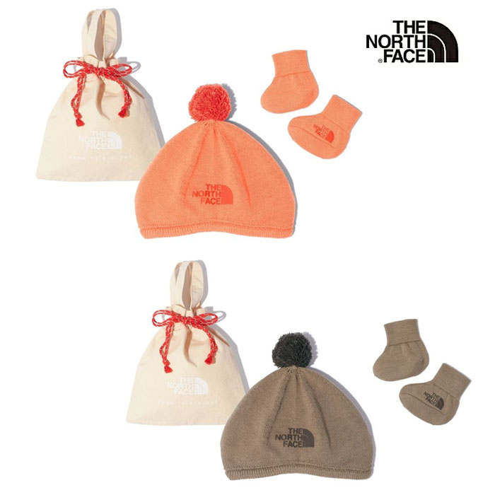 THE NORTH FACE ザ・ノースフェイス ベビー クレイドルコットンキャップアンドソックスセット NNB02311 Baby Cradle Cotton Cap &amp; Socks Set