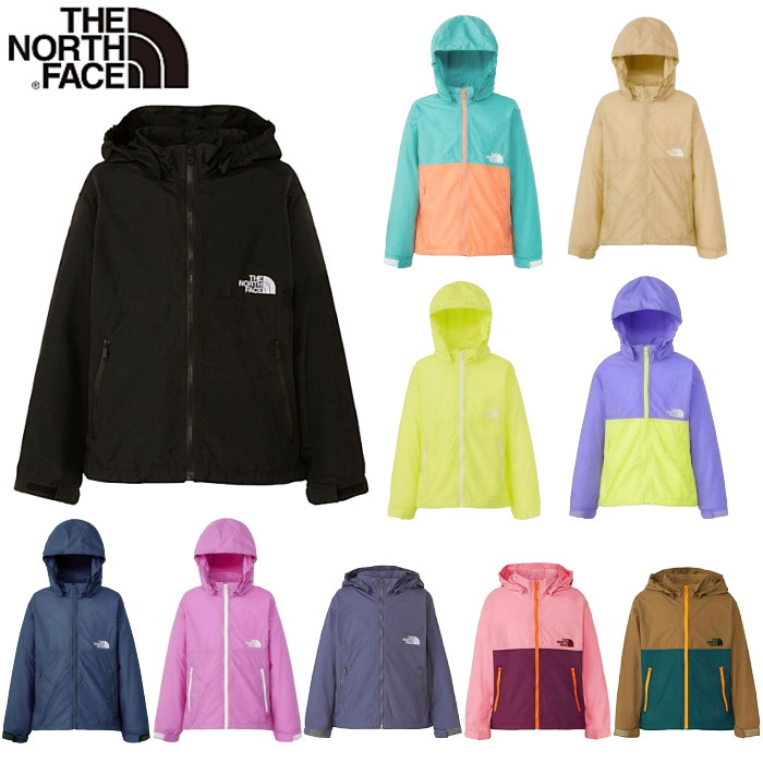 THE NORTH FACE ノースフェイス キッズ コンパクトジャケット ウインドブレーカー 撥水 UVカット 上着 アウター ジュニア Compact Jacket NPJ72310｜k-lead