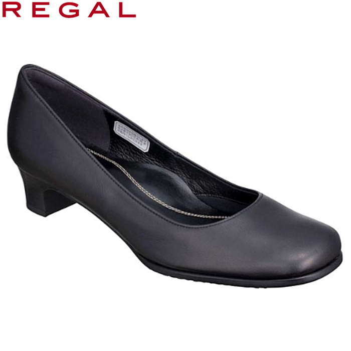 リーガル　ローヒールパンプス　(6668)牛革　フォーマル　黒 就活　冠婚葬祭 REGAL（リーガル） レディース プレーンパンプス 6668 AC ローヒール