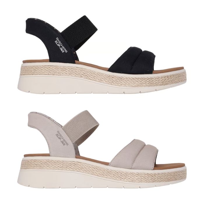 SKECHERS スケッチャーズ 厚底 サンダル レディース BOBS POP