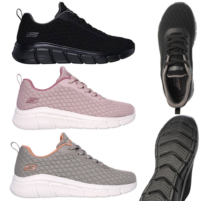 SKECHERS スケッチャーズ レディース スニーカー シューズ ボブス ビー フレックス クイック ピボット BOBS B FLEX-QUICK PIVOT 117328｜k-lead｜03