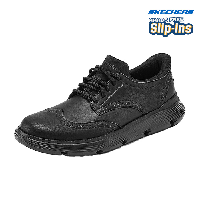 SKECHERS ビジネスシューズ メンズ ウイングチップ 通勤 仕事