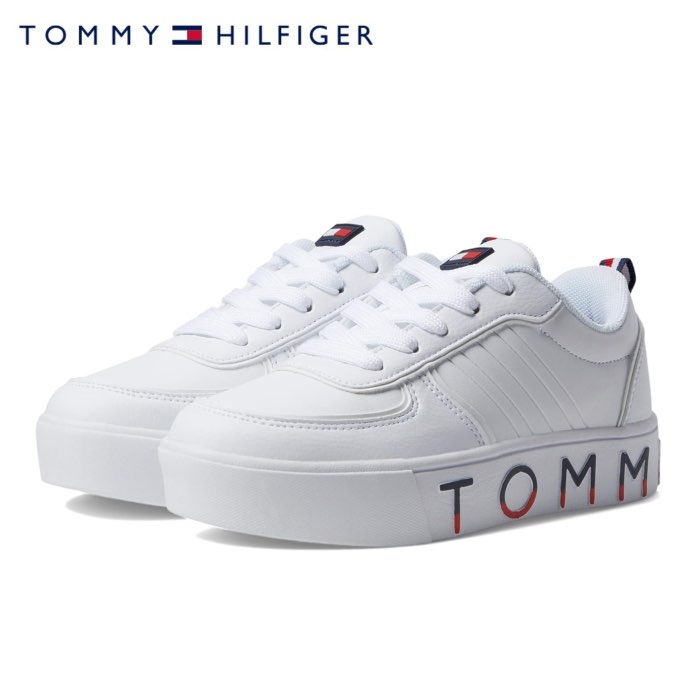 Yahoo! Yahoo!ショッピング(ヤフー ショッピング)SALE 半額 50％OFF TOMMY HILFIGER トミー ヒルフィガー TH100966 TH EVA PLATFORM 2.0 キッズ ジュニア スニーカー シンプル おしゃれ  靴